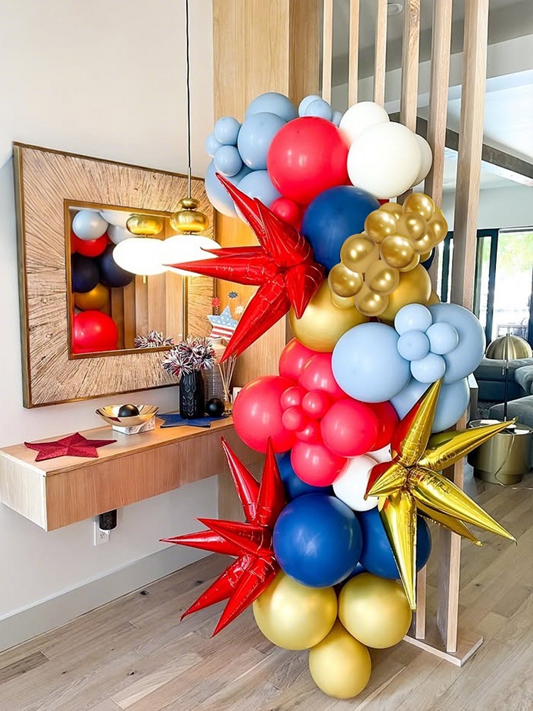 126pcs Kozee Red Blue Gold Bal - Gaming Accessories For Room 评论和价格