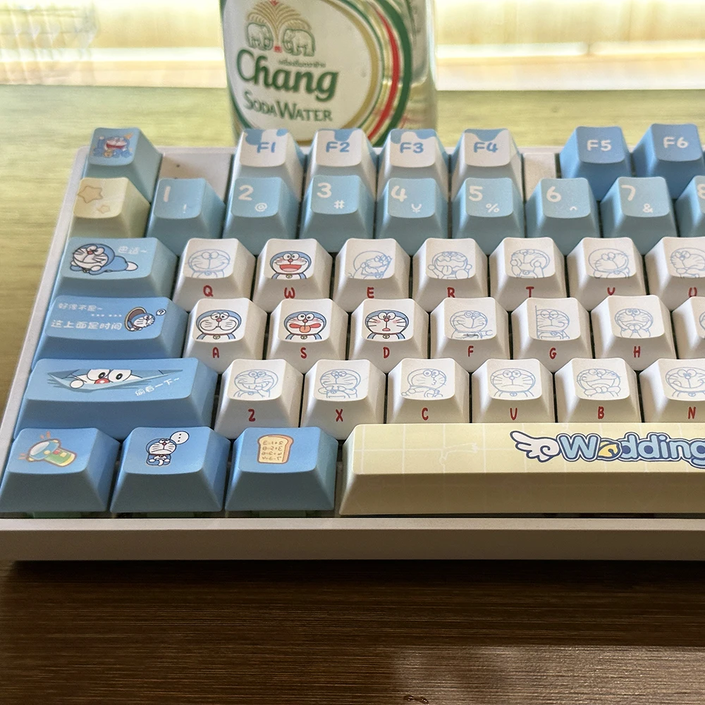Original Doraemon Keycaps 120  - Gaming Accessories Aesthetic 评论和价格