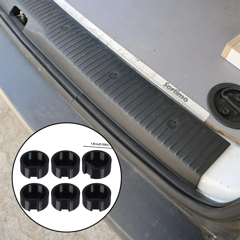 6pcs Car Tailgate Trim Cover F - Gaming Accessories Rack 评论和价格